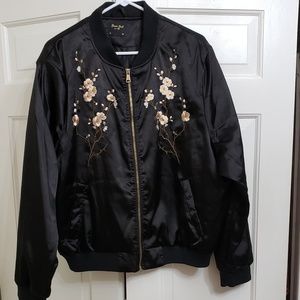 Asos embroidered varsity jacket